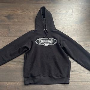 Supreme fuzzy hoodie large